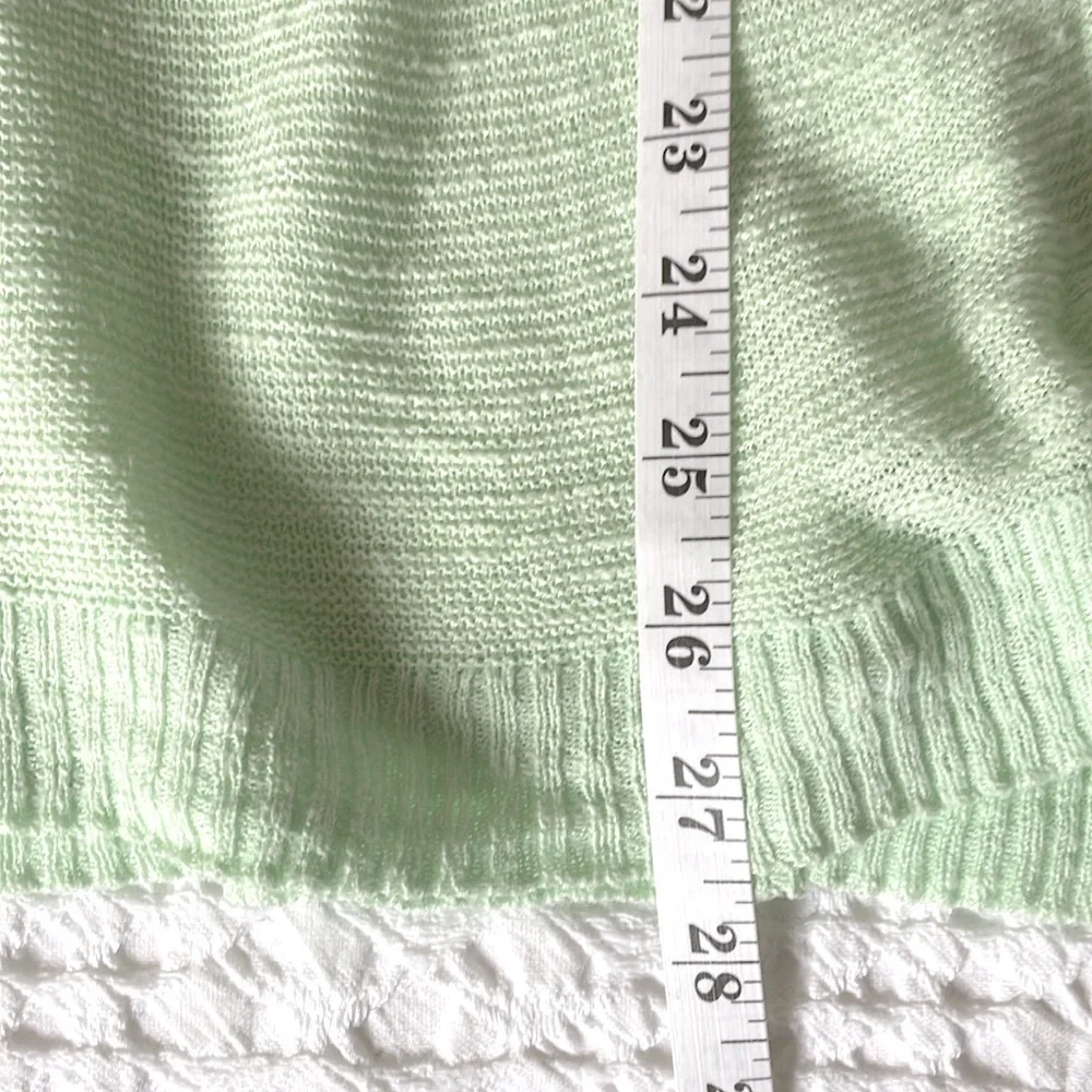 Vtg EILEEN FISHER 100% Organic Linen/Cotton Knit Top  Sz: S